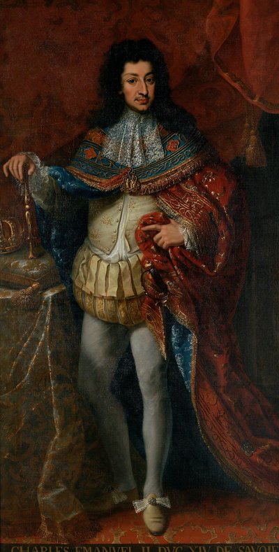 Porträt von Carlo Emanuele II von Unbekannt Unbekannt